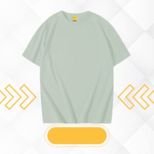 Solid Drop Shoulder T-Shirt (Light Olive)