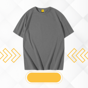 Solid Drop Shoulder T-Shirt (Ash)