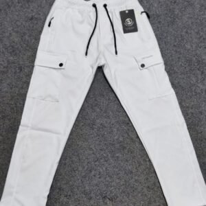 Exclusive Box- Tom Tompson Cargo Trouser White