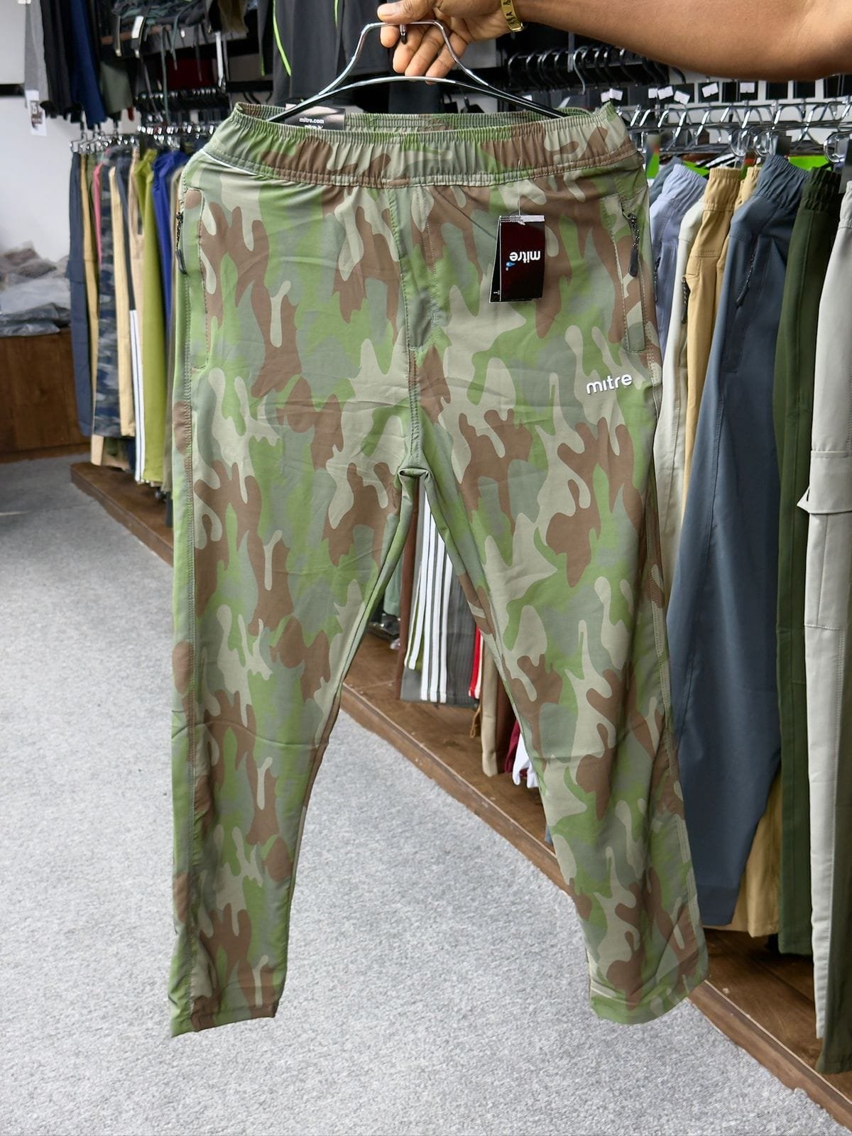 EXCLUSIVE BOX-Mitre-Trouser Premium Quality china micro stitch fabrics- Army