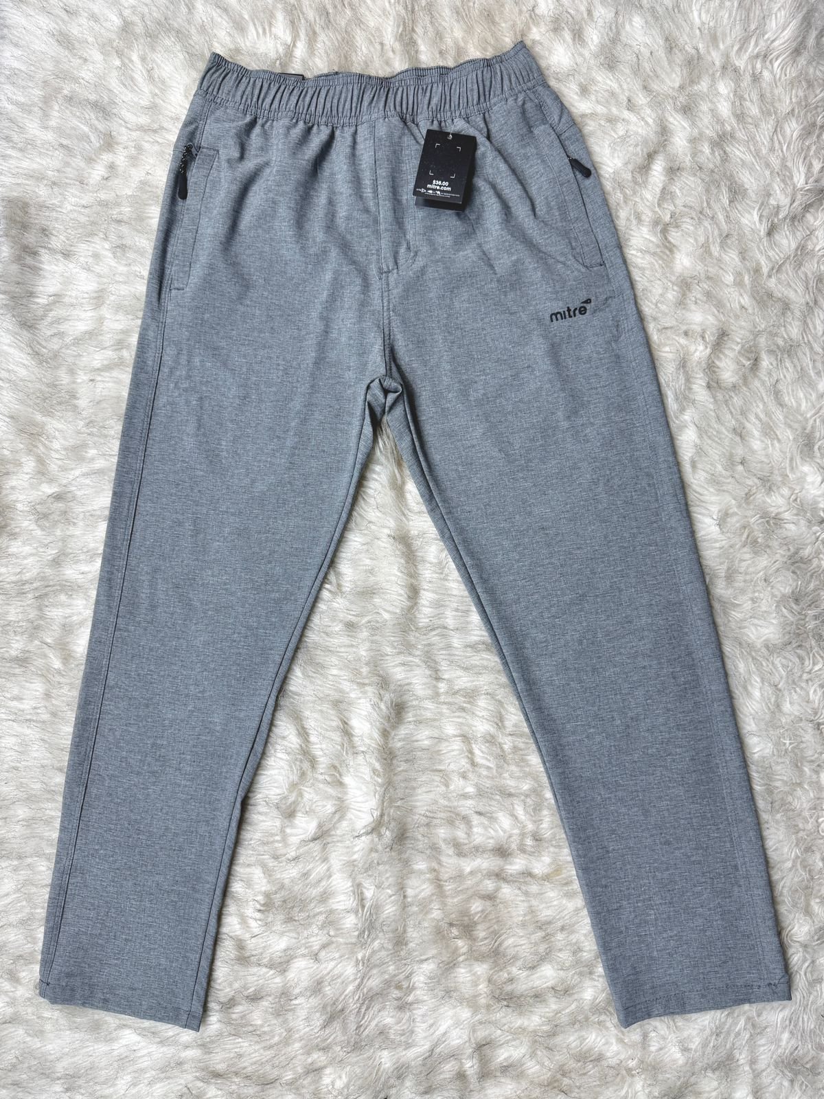 EXCLUSIVE BOX-Mitre-Trouser Premium Quality china micro stitch fabrics- check ash