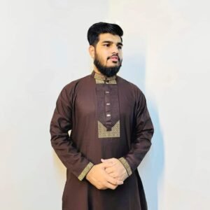 Coffee chest Embroidered Panjabi