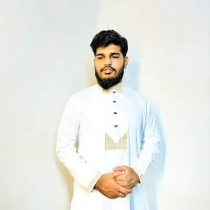 White chest Embroidered Panjabi