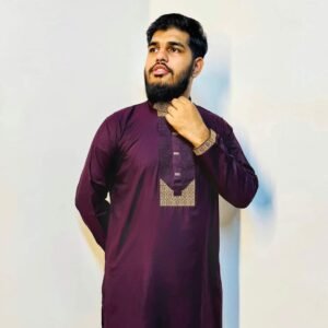 Jumm chest Embroidered Panjabi