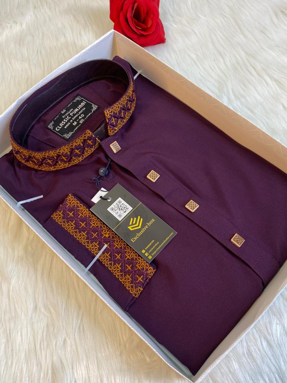 China stitch Embroidered Premium Punjabi Jumm Colour